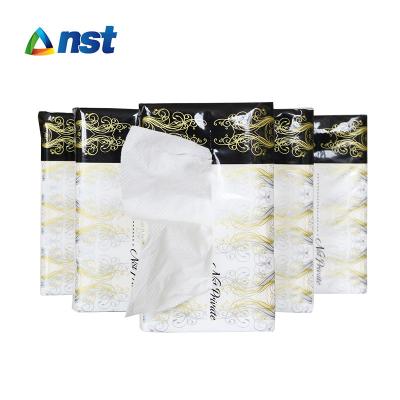 China HOMETY Comfortable Soft Customized 2ply 100 Sheet Virgin Wood Pulp Soft Facial Tissue Paper for sale