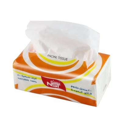 China Virgin Absorbent Cheap Wood Paper Soft Facial Tissue Paper 2 Ply Facial Tissues for sale