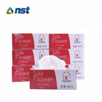 China Tissue Box Wood Pulp Tissue Box Facial Tissue Paper Blank Best Custom Logo For Hotel for sale