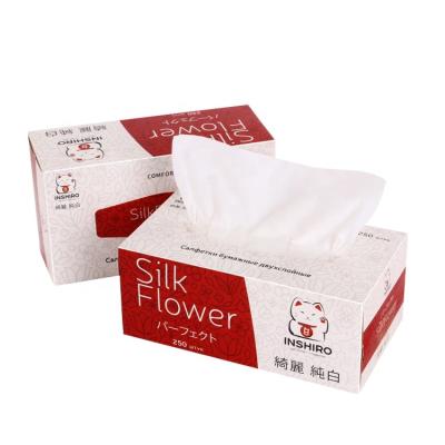 China Wholesale OEM 100% Soft Comfortable Virgin Wood Pulp 2 Ply Box Facial Tissue Paper for sale