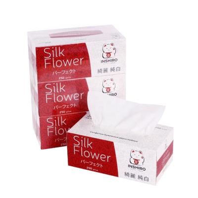 China Soft Comfortable Sample Free Paper Tissues 2 Ply Facial Tissue Box Package Soft Custom Tissue Paper for sale