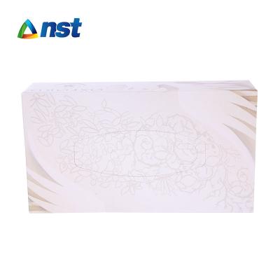 China OEM Soft Comfortable Best Quality Printed Soft Facial Tissues 2 Ply Box Facial Tissue Paper for sale