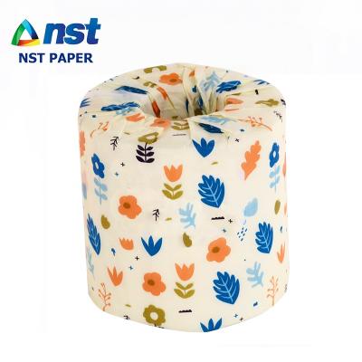 China Wholesale Price Comfortable Soft Embossed Tissue Roll 2 Per Ply Bathroom Tissue Toilet Paper For Australia for sale