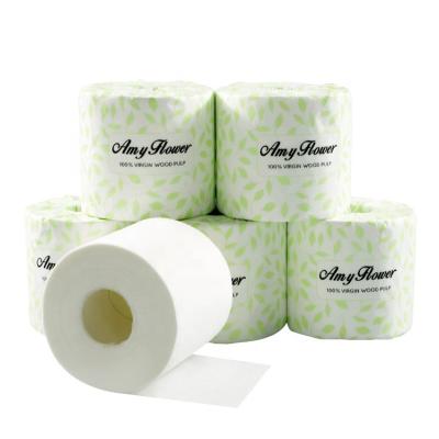 China China Soft Comfortable Tissue Manufacturers The Copy Paper Package Toilet Paper Roll Virgin Papia Tissue for sale