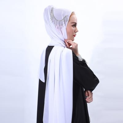 China Daily Casual Formal Hot Selling 25 Different Colors In Scarves Women's Stock Chiffon Hijab for sale