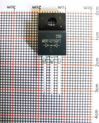 China Export Wholesale Schottky Diode MBR10150FT TO-220F-3L 10A 150V MBR1040FT THRU MBR10200FT For Switching Power Supply for sale