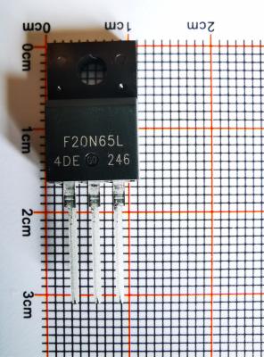 China F20N65L TO-220F-3L N-CHANNEL High Power MOSFET 20A 650V Applications In Switching Power Supplies And Adaptors for sale