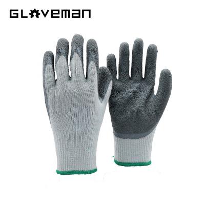 China Anti-smash GLOVEMAN Winter7 Gauge Acrylic Striped Latex Dipping Cold-protection Scratch Protection Industrial Work Gloves Men Anti-Wear for sale