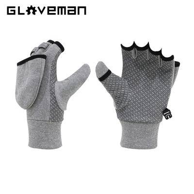 China Lightweight Multifunctional Comfortable Gym Gloves GLOVEMAN Gray Warm Liners Outdoor Sports Climbing Workout Recycling Cycling Gloves for sale