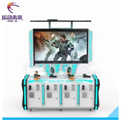 China High Sensitivity SportVR Theme Park Gatling Simulator Arcade Game Machine Target Virtual Reality Shooting Machine Gun for sale