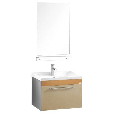 China New Modern Wall Mounted 304 Stainless Steel Bathroom Medicine Cabinets Vanity With Basin for sale