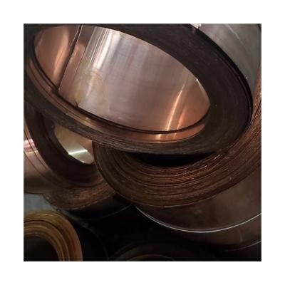 China High Quality Electronic Enameled Copper Strip Tinned Corrosion Beryllium Bronze Strip for sale