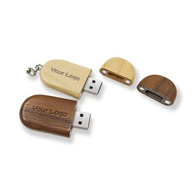 China Unique design micro usb wooden flash drive 128mb 256mb 4gb 16gb wood stick pendrive with box for sale