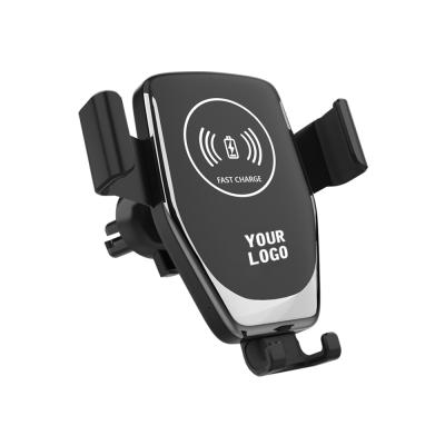 China Auto Mobile Phone Gravity Charger Car Mount 10W Fast Car Wireless Phone Holder With Charger for sale