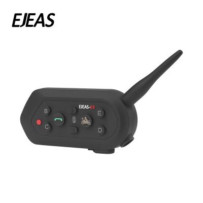 China Motorcycle Riding EJEAS E6 800M Motorcycle Helmet Communication bluetooth Intercom for sale