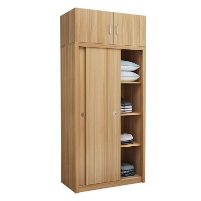 China Modern Nordic Adjustable Bedroom Cloakroom Furniture Home Style Wooden Wardrobe (Other) for sale