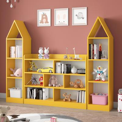 China Modern Style Can Be Wholesale Kids Book Shelves Knocked-Down Structure Customized Bookshelf for sale