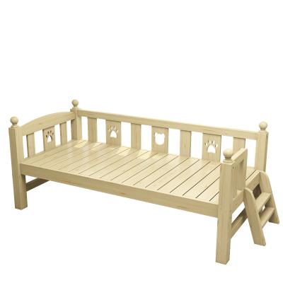 China Modern simple and fresh style splicing children's modern bed for sale