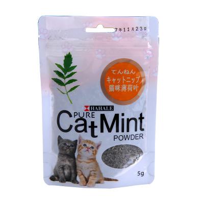 China Viable Leaf Powder Pet Cat Snacks Tender Leaf Flower Bud Catnip Powder Hairball Cat MINT for sale