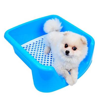 China Wholesale Viable Toilet Flat Spot Dog Toilet Fence Pet Teddy Bomei Dog Bed Basin for sale