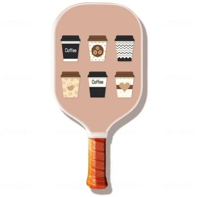 China Customizing Dongli Sports Custom Wholesale Pickleball Paddle Smooth Surface Glass Fiber 16mm  USAPA Children Pickleball Paddles for sale