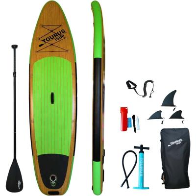 China China Surfboard Stand Manufacturers OEM/ODM Wooden SUP Board SUP Unisex Customizable Inflatable Paddle Board for sale