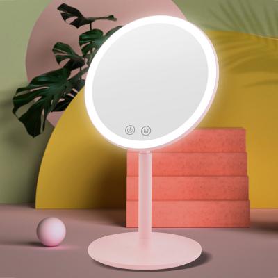 China Lighted Led Makeup Mirror Dressing Table Mirror With Led Lights Table Mirror Smart Beauty for sale