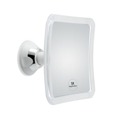 China Magnifying square bathroom shaving mirror for sale