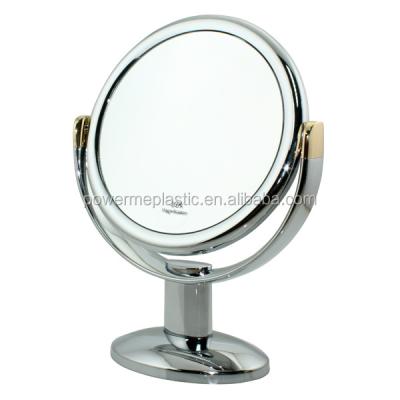 China Fashion Tabletop Plastic Dressing Table Mirror Makeup Magnifying Desktop Mirror for sale