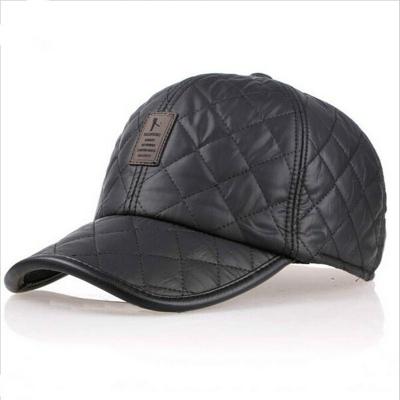 China breathable & Winter Baseball Cap Men Waterproof Fashion Covers Cloth Waterproof Hats Earmuffs Thick Warm Baseball Cap for sale