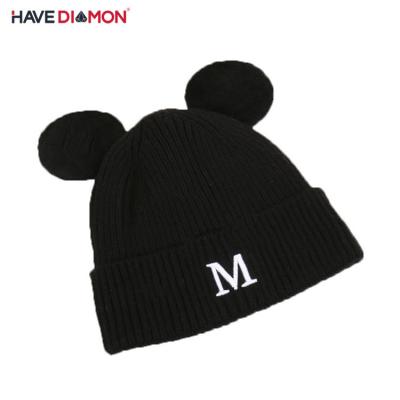 China breathable & Quality Waterproof Beanie Hats Custom Logo Outdoor Cute Embroidered Beanie Custom Design Winter Warm Beanie Hats for sale