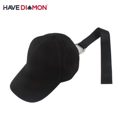 China COMMON Curved Hat Men's And Women's Hip Hop Ring Ribbon Baseball Cap Naked Personality New Casual Hat Spring for sale