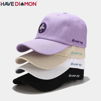 China Wholesale JOINT Baseball Cap Animal 6 Panel Cartoon Mouse Embroidered Flat Cap Dad Hats for sale