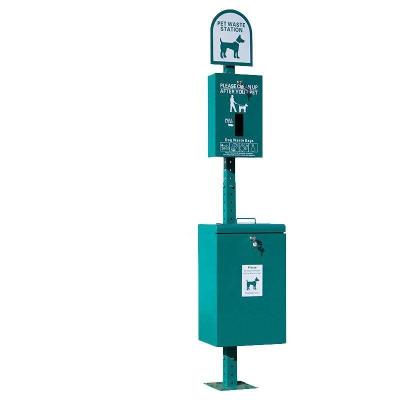 China Viable Outdoor Community Park Square Pet Use Box Dog Poop Station Pet Poop Station Pet Poop Waste Cleaning Station for sale