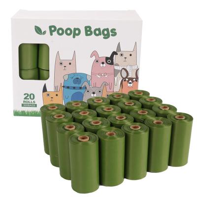 China Stored Degradable Pet Poop Bag 16 Rolls EPI Pet Waste Bag Storage Box Dog Poop Bag for sale