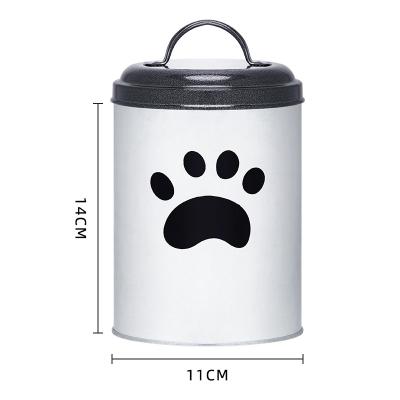 China Manufacturer Nordic Pet Food Storage Cat and Viable Dog Food Can Freeze Dried Biscuits Pet Treat Storage for sale