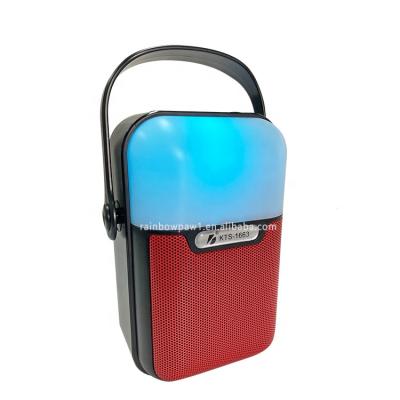 China No Knots New Arrival Mini Colorful Neon Portable Light TWS Speaker KTS-1663 Wireless Speaker for sale