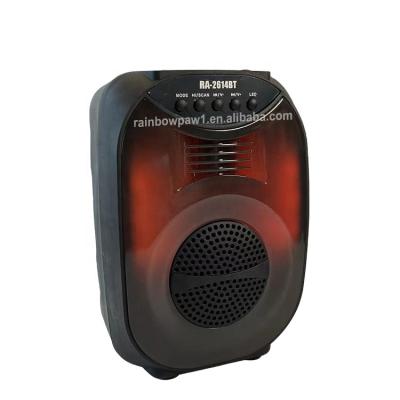 China No Wireless Speaker RA-2614BT RGB Small 3 Inch Speaker With Color Light Speaker Sound The Good for sale