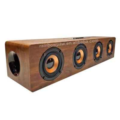 China No Knots High Quality Portable Wooden Loudspeaker KTS-1108 Loudspeaker Case Home Theater Wooden Speaker for sale