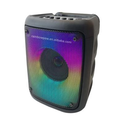 China None Wholesale KTS-1576 3 Inch Speaker Mini Size Party Illusion Color Flame Light Wireless Portable Speaker for sale