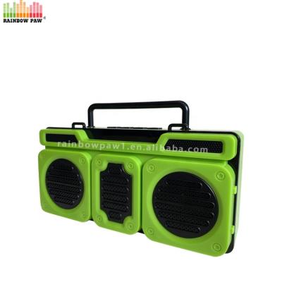 China No Stock Rm-S612S Colorful Powered Speaker 57Mm Portable Solar Rechargeable Wireless Speaker With Solar Panel for sale