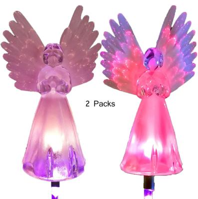 China Angel Light For Garden Decorative Solar Power Garden Lights LANDSCAPE Decorative Outdoor Pathway Lamp Waterproof Led Stake Lighting for sale