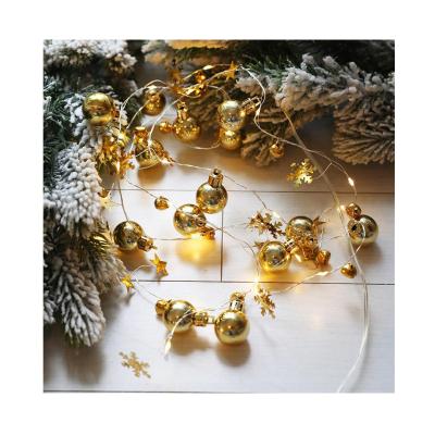 China Indoor and Outdoor Decorative Christmas Snowflake LED Light String Lights Christmas Decoration Lights for Holiday Garden Yard Party Christmas Tree for sale