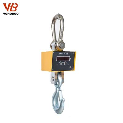 China Weight Function 5 Ton Electronic OCS Remote Control Weighing Industrial Hanging Scale Crane Scale for sale