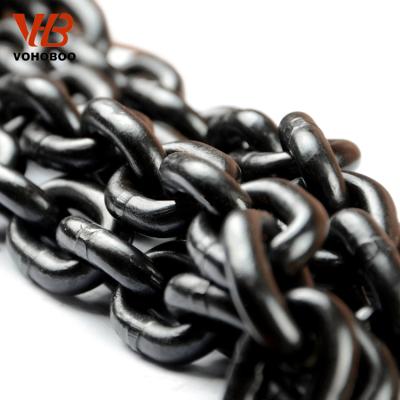 China 8mm Overhead Lifting Hoist G80 Alloy Steel Chain Link Chain 20Mn2 for sale