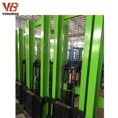 China Cheap High Efficiency Hydraulic Hand Pallet Stacker Manual Forklift Stacker 1000kg Load 1600mm Height for sale