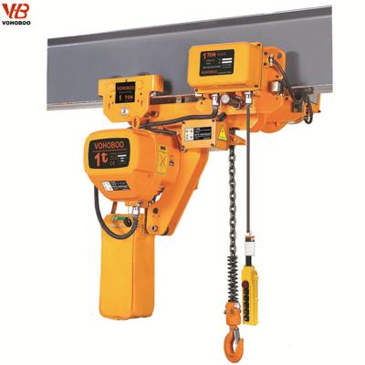 China All kinds of 0.5T 1T 1.5T 2T 3T 5T ​​7.5T 10T crane trolley/hook hook electric chain hoist for sale