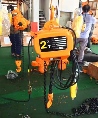 China Ton Industry Power HHBB Type Construction Hoist 2 Electric Chain Hoist for sale