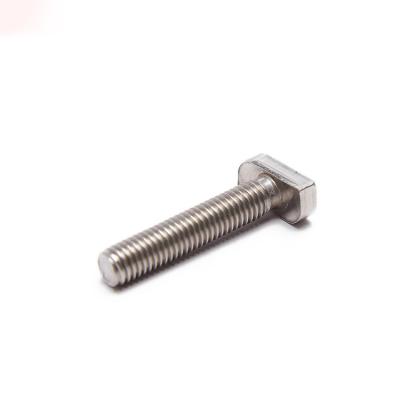 China Industry M6-M36 A4-70 Stainless Steel T Head Bolts With Square Neck Bolt DIN186 for sale