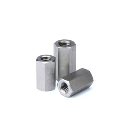 China DIN6334 Industry General Nut Stainless Steel Hexagon Long Hex Coupling Nuts for sale